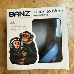 Baby Banz Hear no Blare earmuffs, 0-2 years - never used
